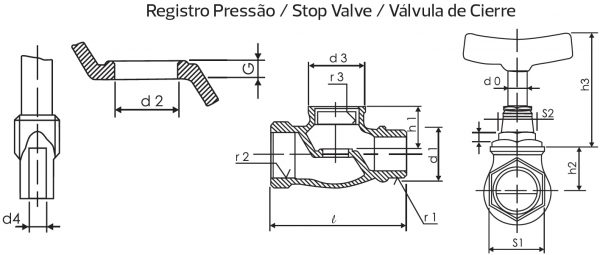 REGISTRO PRESSÃO - SANEAMENTO